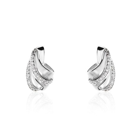 Damen Ohrstecker Silber Silber 925 Zirkonia Vienna  - Ohrstecker Damen | OROVIVO