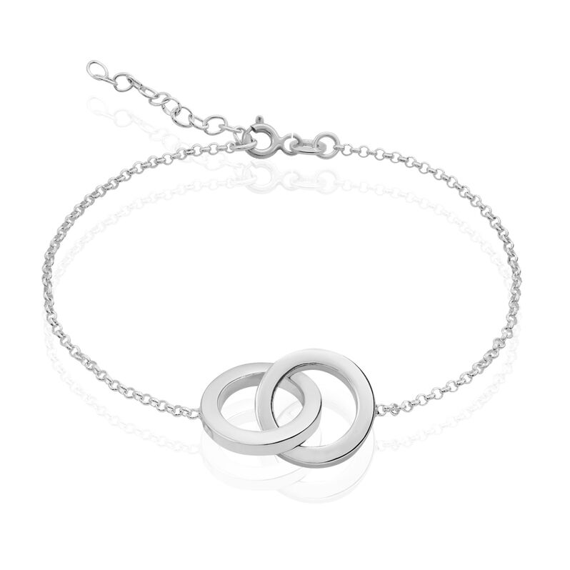 Bracelet Amelia Argent Blanc - Spannringe Damen | OROVIVO