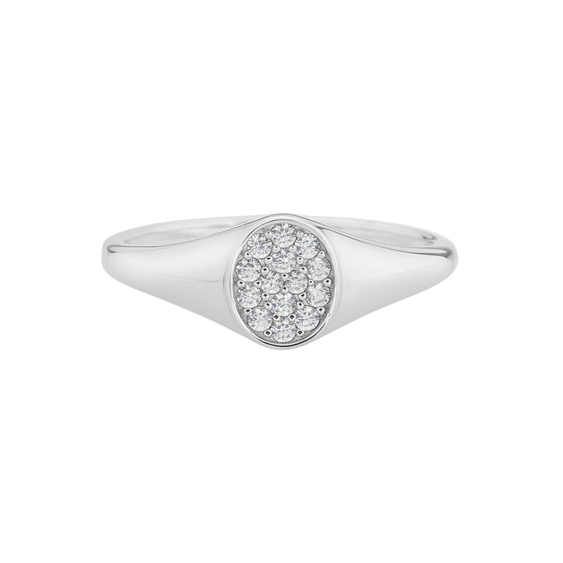 Anello Fantasia Silver Shine Argento Rodiato Cubic Zirconia - Spannringe Damen | OROVIVO