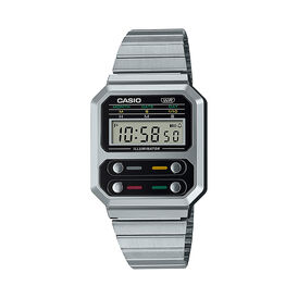 CASIO VINTAGE Uhr Edgy Quarz A100WE-1AEF - Digitaluhren Herren | OROVIVO
