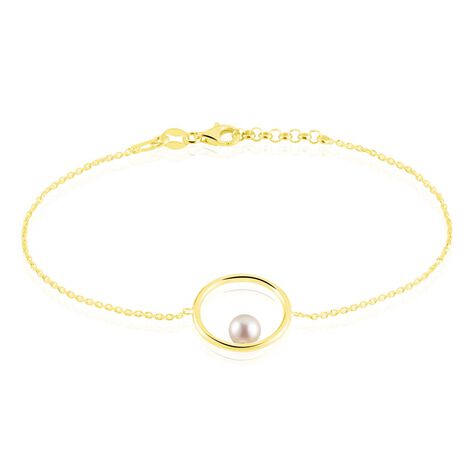 Damenarmband Silber 925 vergoldet Zuchtperle  - Armbänder Damen | OROVIVO