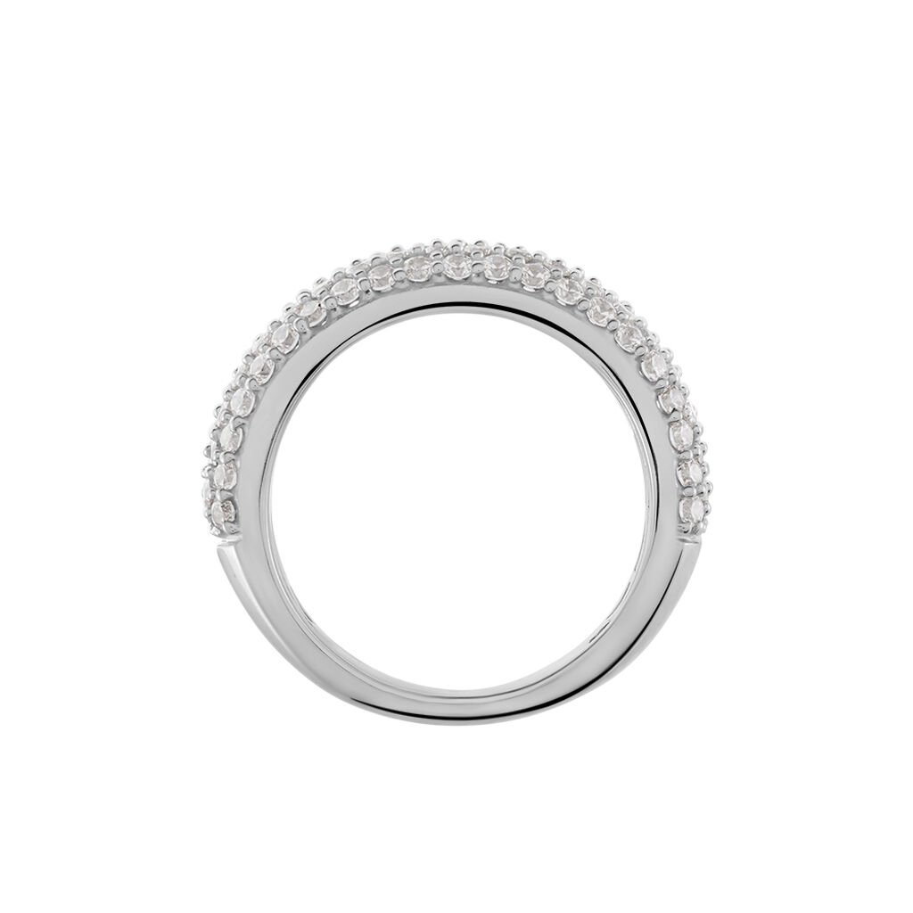PAVINA Damen Ring Silber Silber 925 Zirkonia Wei&szlig; 0,57 ct B 4 mm