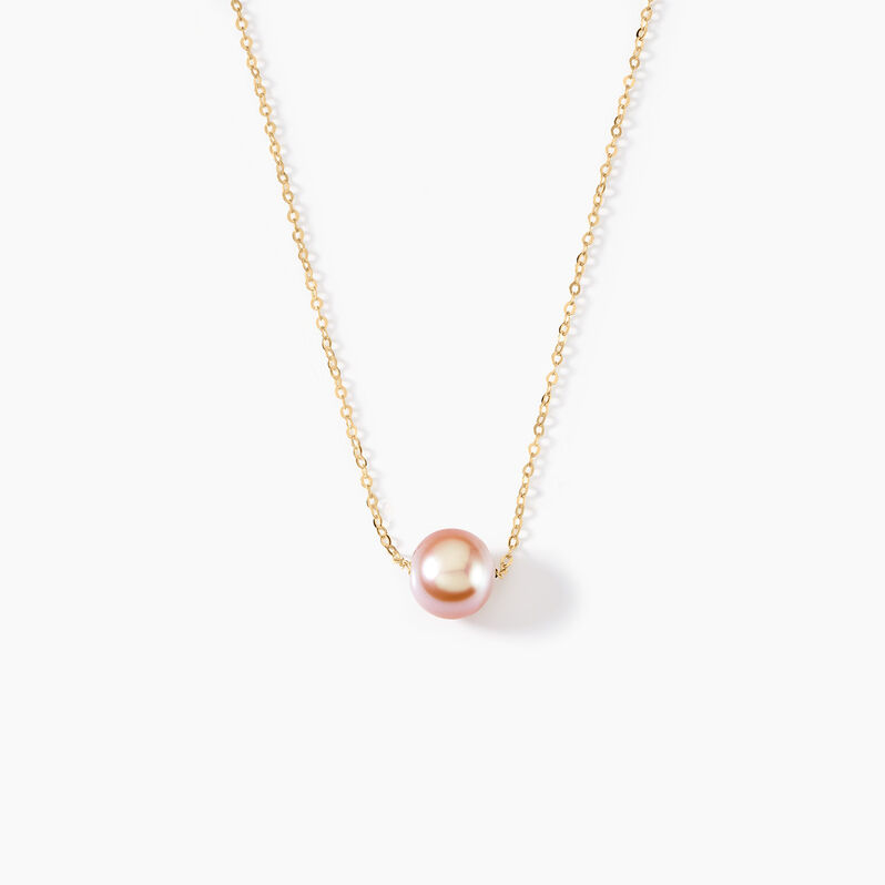 Collier Sissy Or Jaune Perle De Culture - Spannringe Damen | OROVIVO