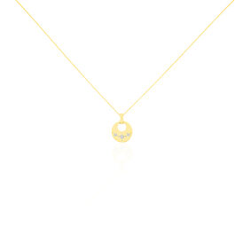 Damen Halskette Gold 375 Zirkonia Stern - Ketten mit Anhänger Damen | OROVIVO