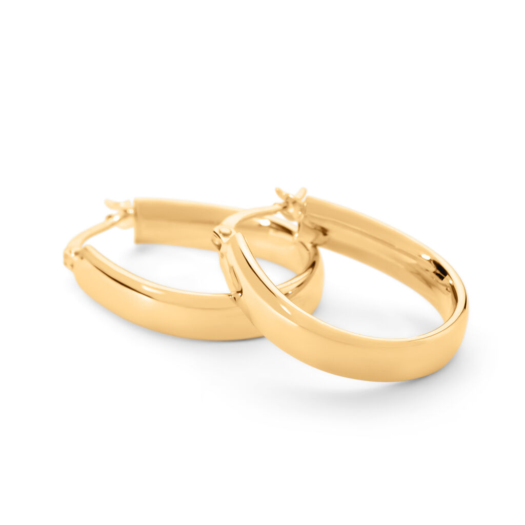 MIN Damen Creolen Gold 585 (14 Karat)
