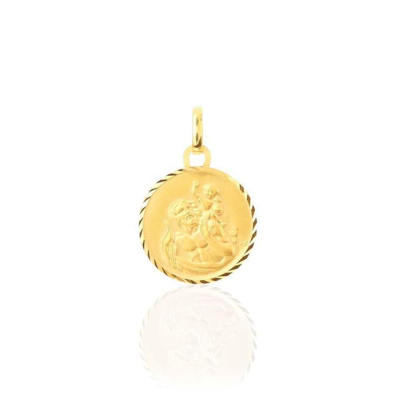 Ciondolo in oro giallo - Spannringe Unisex | OROVIVO