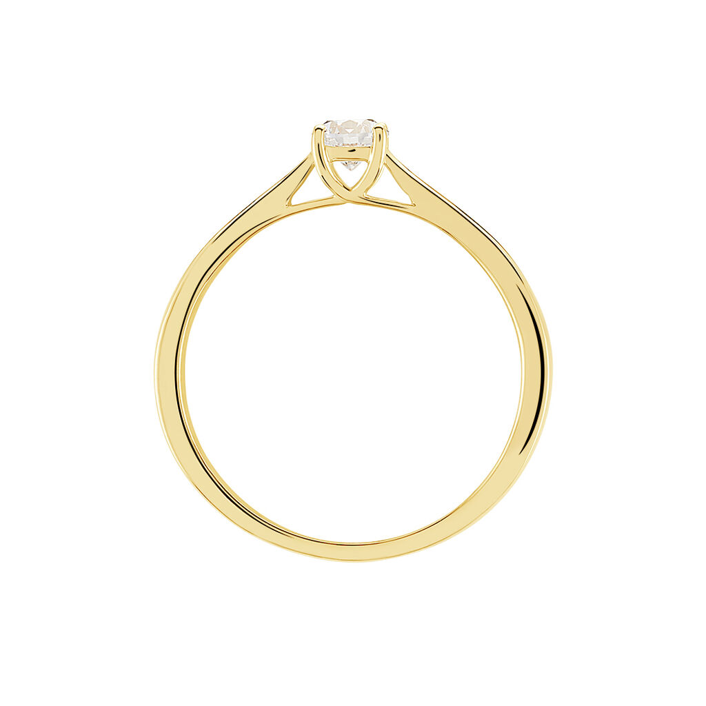 VICTORIA Damen Ring Gold 585 (14 Karat) Diamant Wei&szlig; 0,26 ct