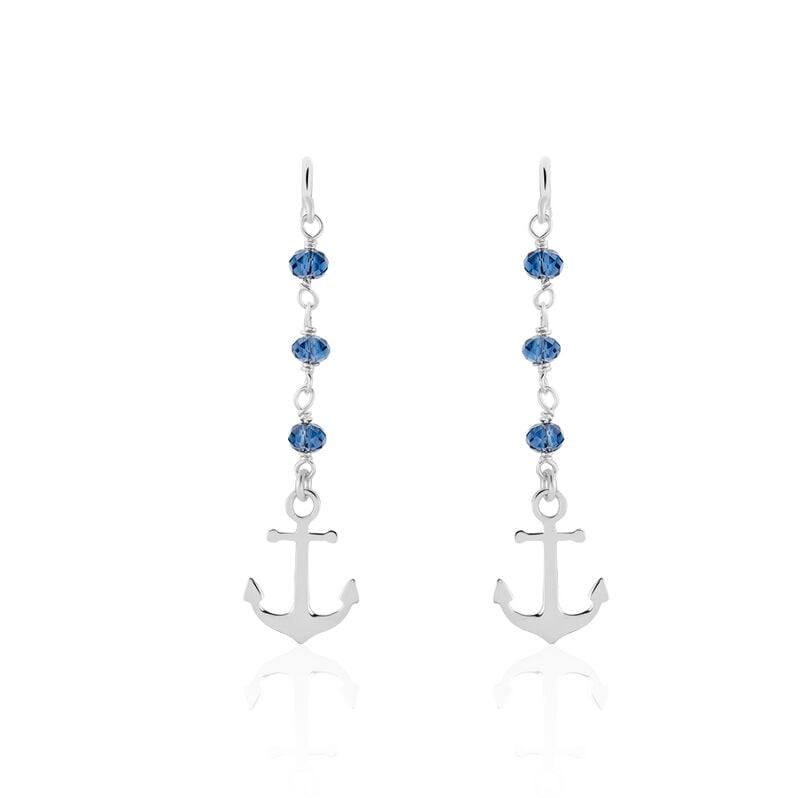 Boucles D'oreilles Erilia Argent Ancre - Spannringe Damen | OROVIVO