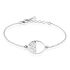 VYARNA Damen Armband Silber Silber 925 Perlmutt Weiß Kreis