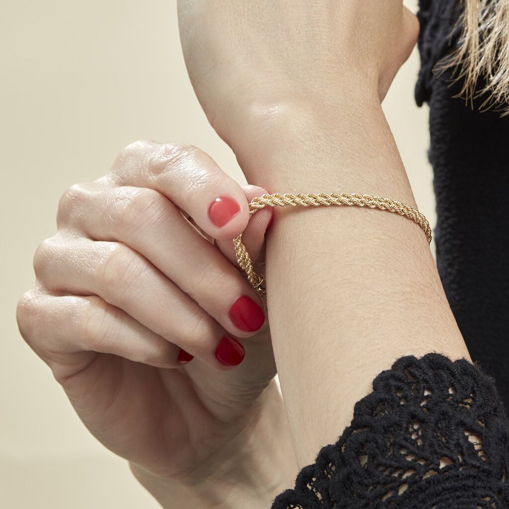 Bracelet Jerry Maille Corde Or Jaune - Spannringe Damen | OROVIVO