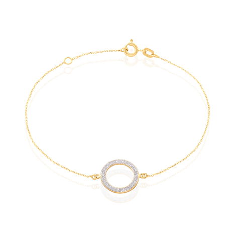Damenarmband Gold 375 Kreis  - Armbänder mit Anhänger Damen | OROVIVO