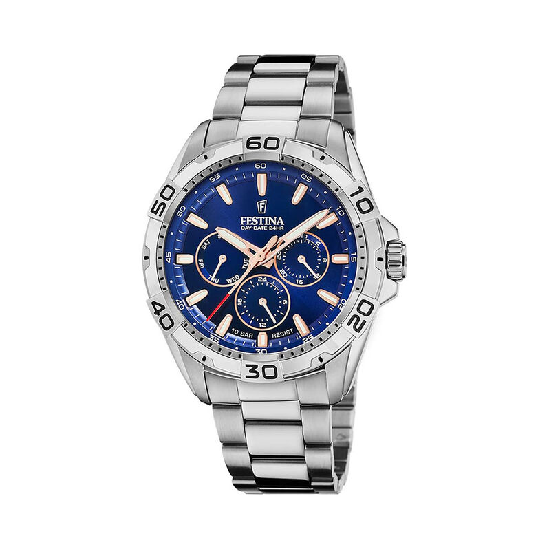Montre Festina multifonction Bleu - Spannringe Herren | OROVIVO