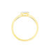 SOLO Damen Ring Gold Bicolor 750 (18 Karat) Diamant Wei&szlig; 0,14 ct
