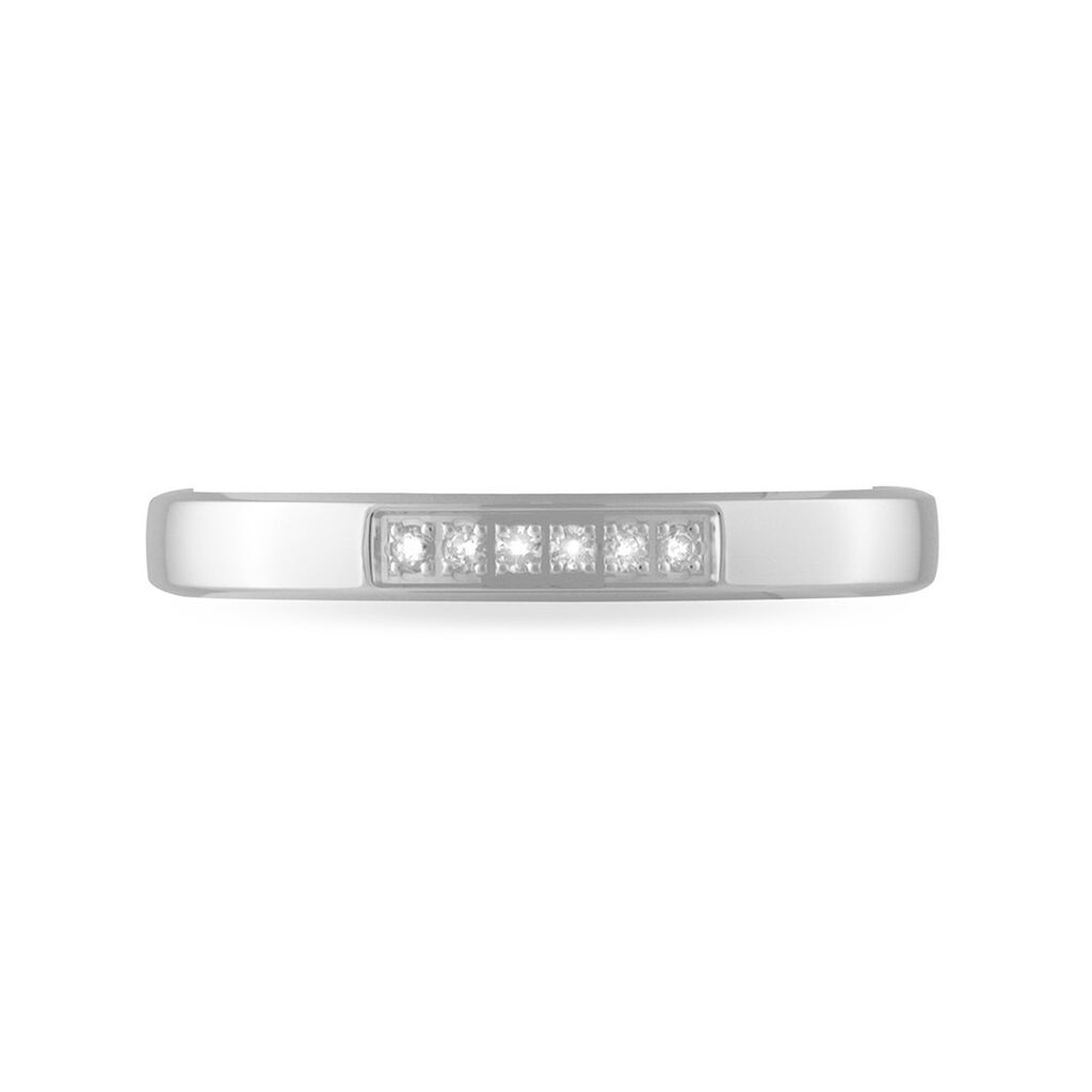 Alliance Manea Or Blanc Diamant - Spannringe Damen | OROVIVO