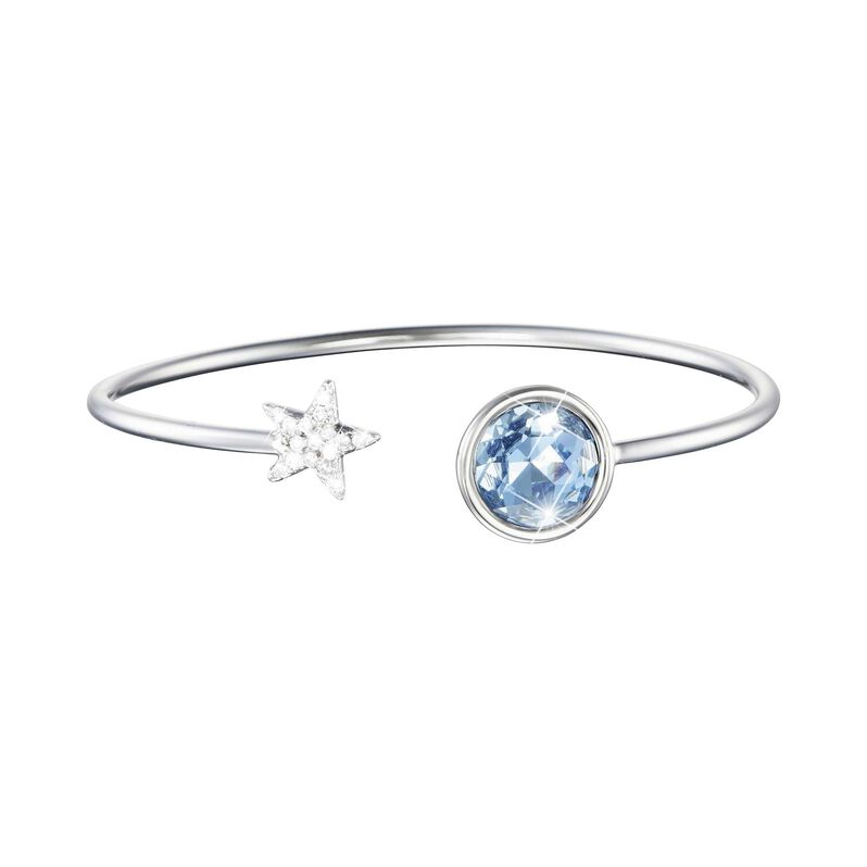 Bracciale contrarie in metallo rodiato e pietre colore - Spannringe Damen | OROVIVO