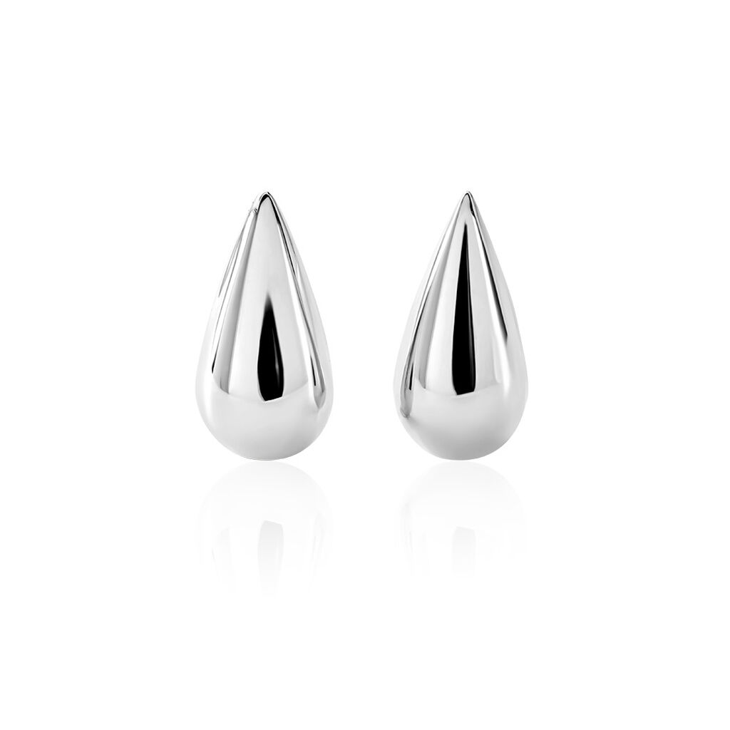 Thumbnail - ALEXIA Damen Ohrstecker Silber 925 Tropfen B 9,8 mm, Ohrstecker ohne Stein