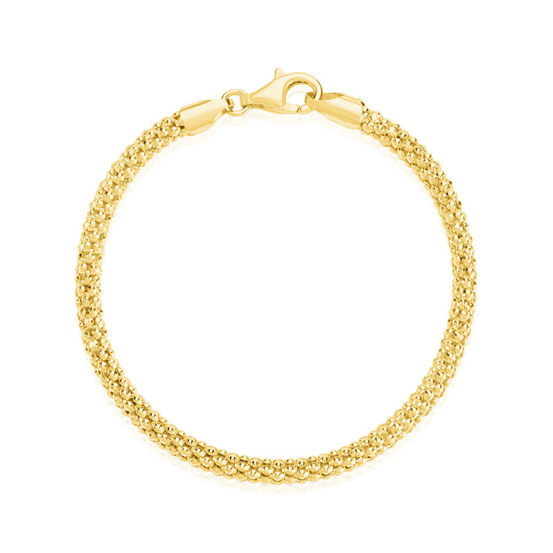 MARI Damen Armband Silber vergoldet 925 B 4,3 mm - Armb&auml;nder Damen | OROVIVO