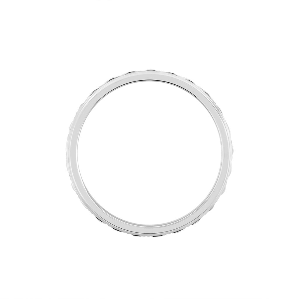Alliance Laura Diamantee Ruban Plat Or Blanc - Spannringe Familie | OROVIVO