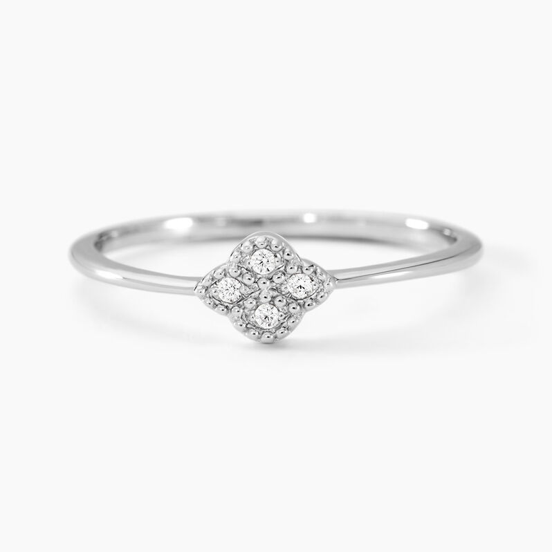 Bague Emmie Argent Weiss Oxyde De Zirconium - Spannringe Damen | OROVIVO
