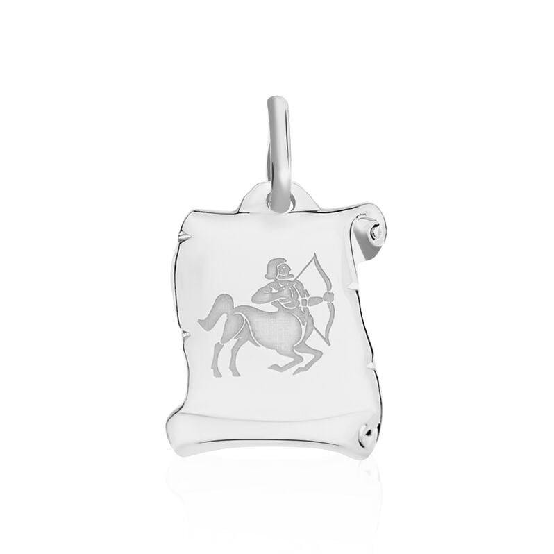 Pendentif Argent Rhodie Parchemin - Spannringe Familie | OROVIVO