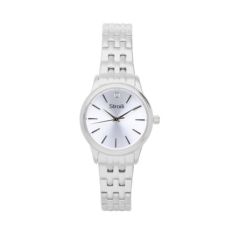 Orologio solo tempo Stroili Amsterdam cinturino e cassa in acciaio con diamante - Spannringe Damen | OROVIVO