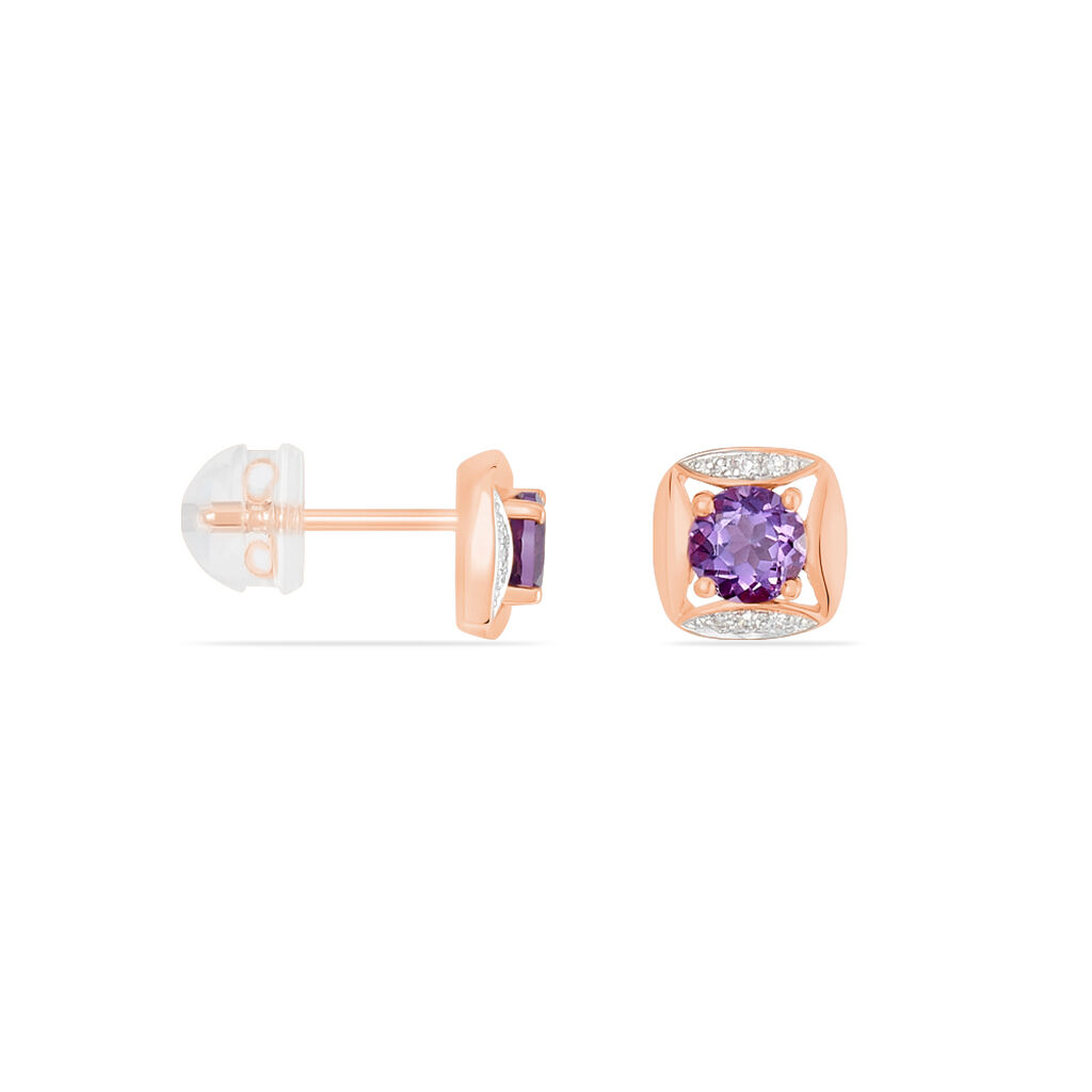 Boucles D'oreilles Or Rose Anaelle - Spannringe Damen | OROVIVO