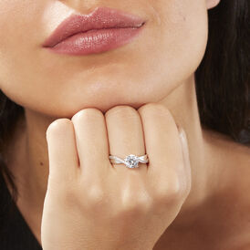 Damen Ring Silber 925 Zirkonia  - Ringe mit Stein Damen | OROVIVO