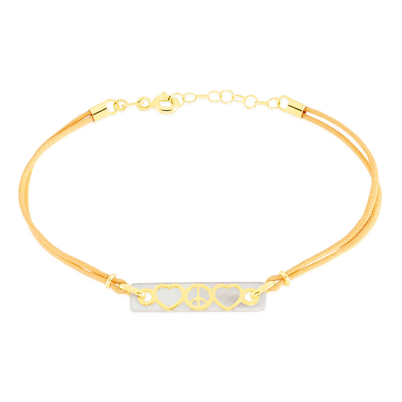 Bracelet Otilieae Or Jaune Nacre - Spannringe Damen | OROVIVO