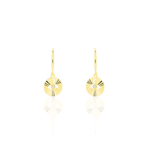 Damen Ohrhänger Gold 375 Diamant 0,02ct  - Ohrhänger Damen | OROVIVO