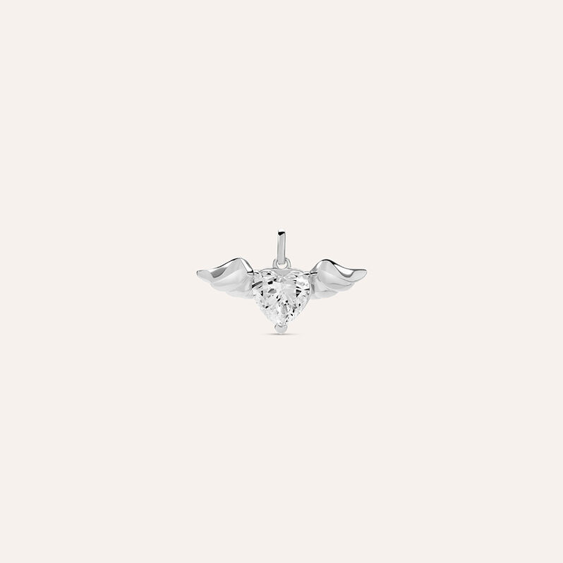 Pendente Poème Oro Bianco Cubic Zirconia - Spannringe Damen | OROVIVO