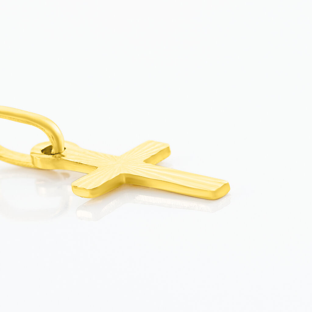 Kreuz Anhänger Gold 375 Keziana - Schmuckanhänger Unisex | OROVIVO