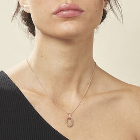 Damen Halskette Messing Gold plattiert Kreis  - Ketten mit Anhänger Damen | OROVIVO
