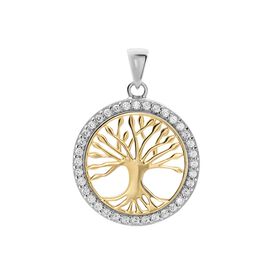 Anhänger Silber 925 Zirkonia Baum  - Schmuckanhänger Damen | OROVIVO