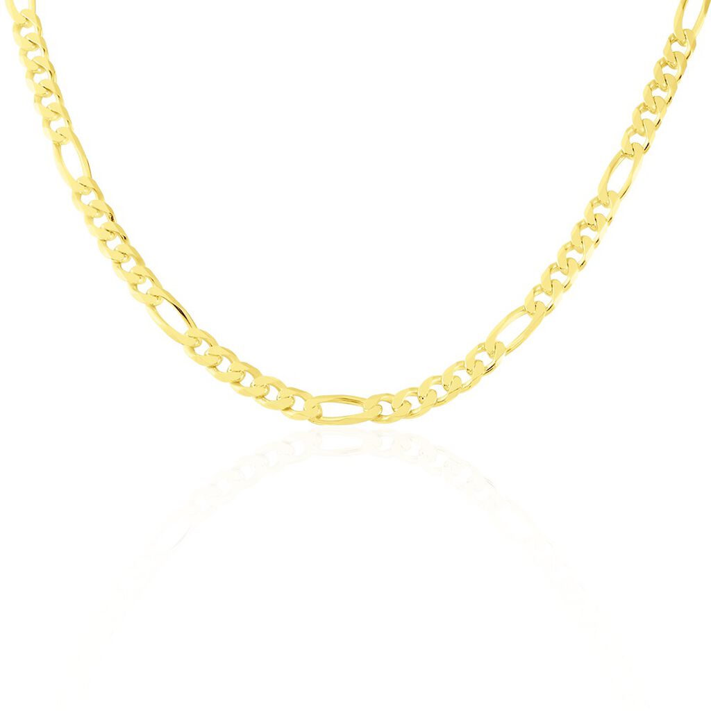 FIGARO S 6 Herren Kette Silber vergoldet 925 B 6 mm