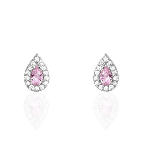 Damen Ohrstecker Silber 925 Rosé Stein Zirkonia - Ohrstecker Damen | OROVIVO