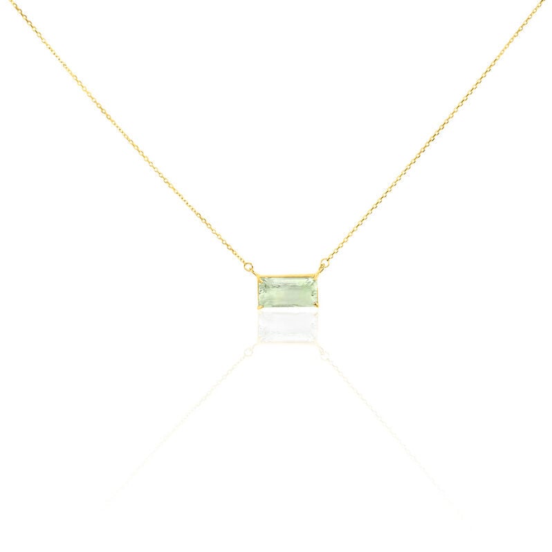 Collier Sofia Or Jaune Prasiolite - Spannringe Damen | OROVIVO