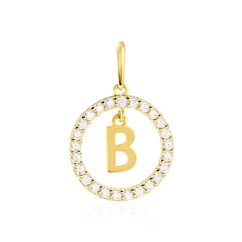 Pendentif Gabe Or Jaune Oxyde De Zirconium - Spannringe Damen | OROVIVO