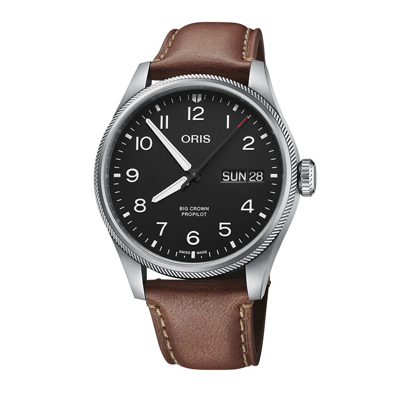 ORIS Herrenuhr Big Crown ProPilot Big Day Date Automatik 01 752 7760 4164-07 5 - Armbanduhren Herren | OROVIVO