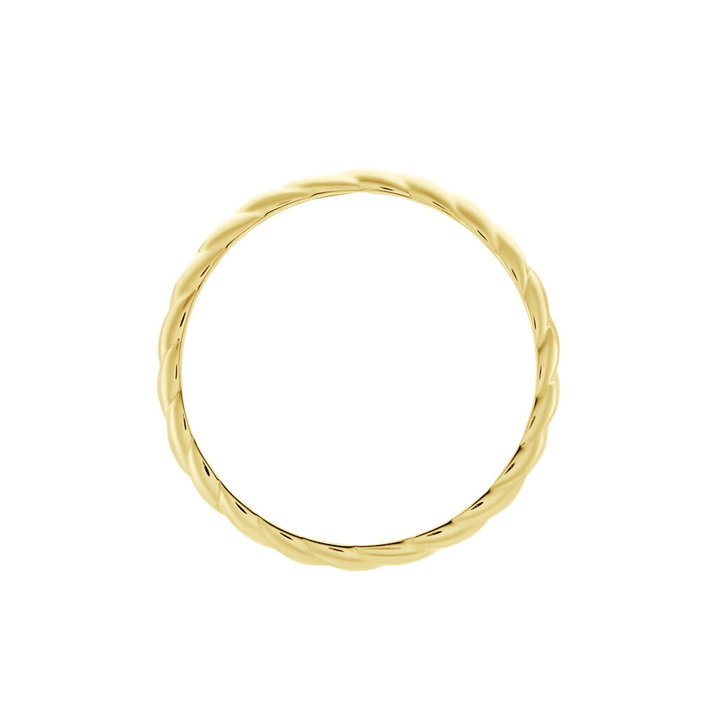 Damenring Gold 375 gedreht Croissant - Ringe Damen | OROVIVO