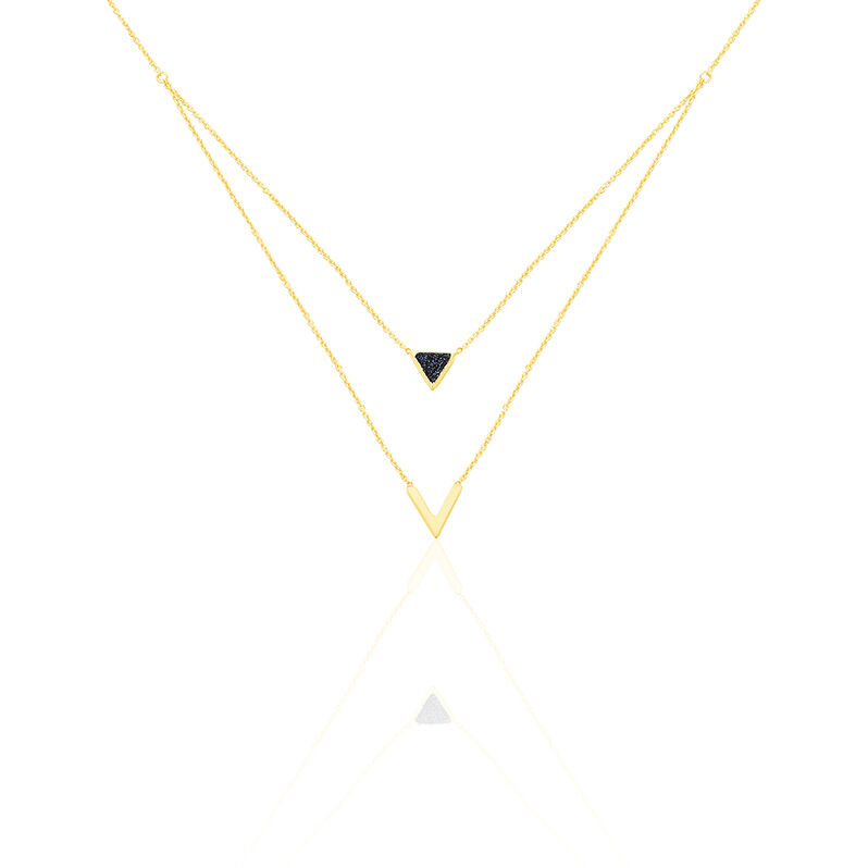 Collier Yora Or Jaune - Spannringe Damen | OROVIVO