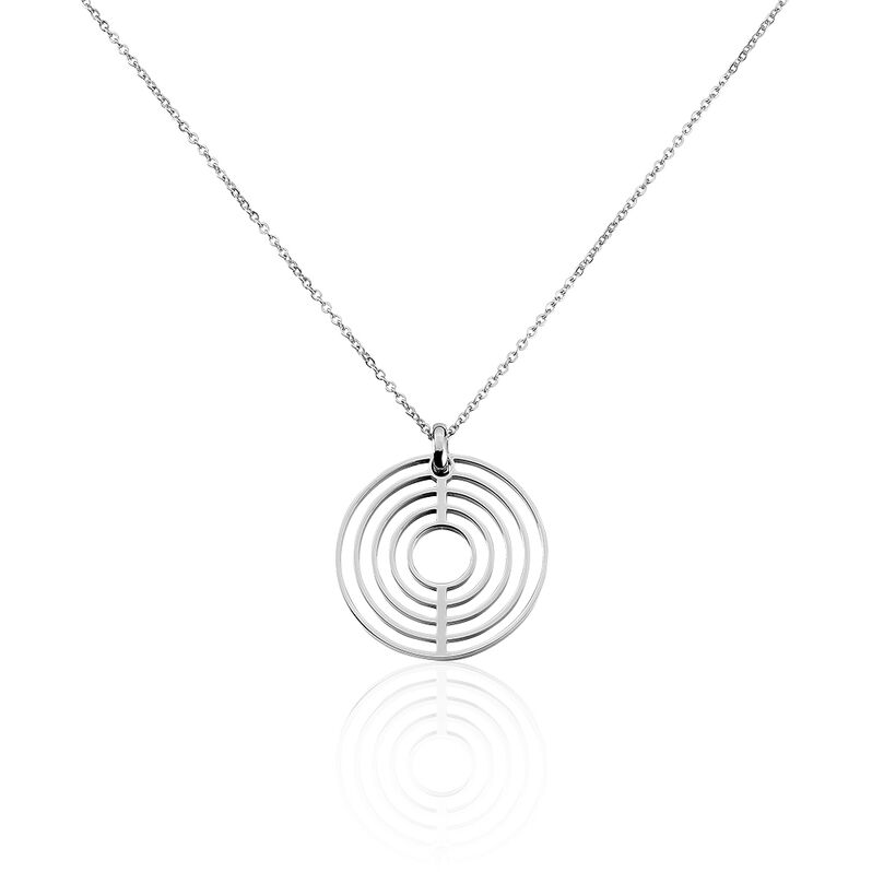 Collier Annaelle Acier Blanc - Spannringe Damen | OROVIVO