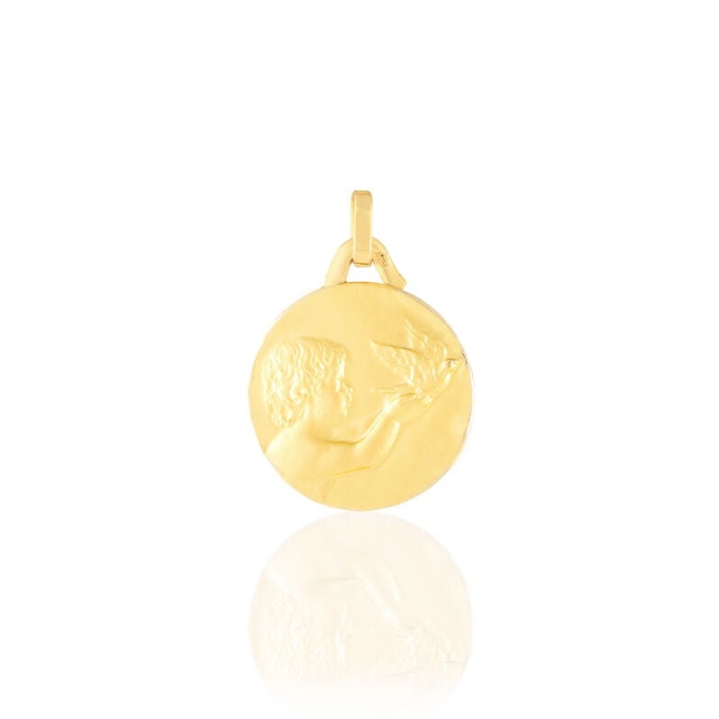 Pendentif Ange Colombe Or Jaune - Spannringe Familie | OROVIVO