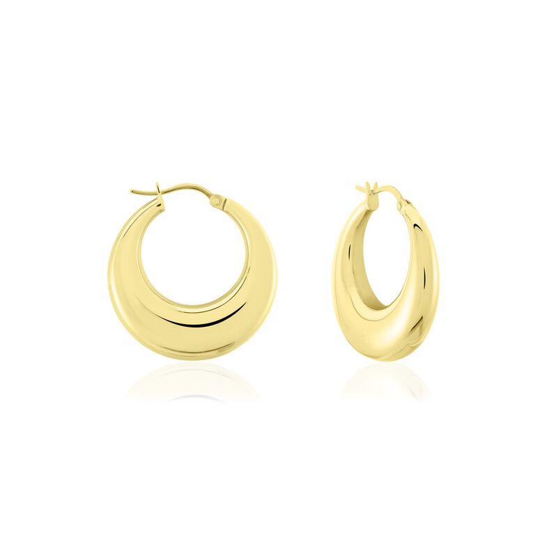 Damen Creolen Edelstahl Vergoldet 30mm - Creolen Damen | OROVIVO