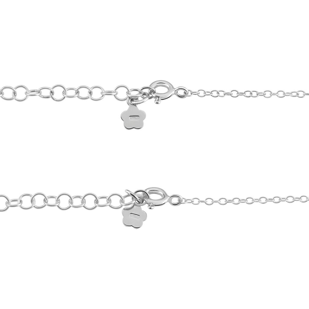 NAOMIE Damen Collier Silber 925 Herz B 1,5 mm