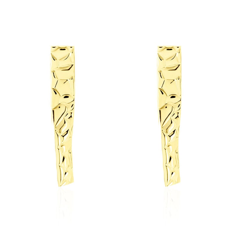 ANTOANETA Damen Ohrringe Lang Edelstahl vergoldet Dreieck - Ohrringe Damen | OROVIVO