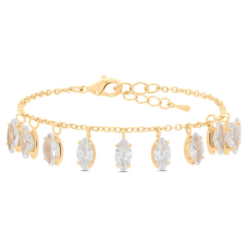 Bracciale Multi Punto Luce Romantic Shine Metallo Dorato Cristallo - Spannringe Damen | OROVIVO