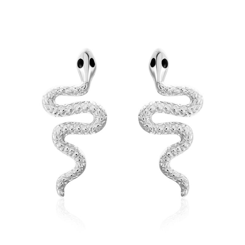 Boucles D'oreilles Puces Yoshie Argent Weiss - Spannringe Damen | OROVIVO
