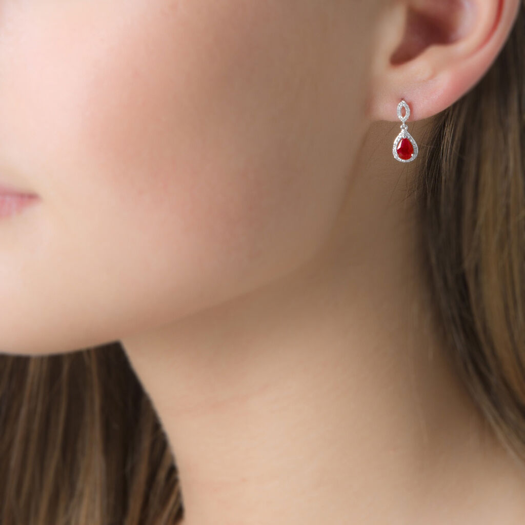 Boucles D'oreilles Or Weiss - Spannringe Damen | OROVIVO