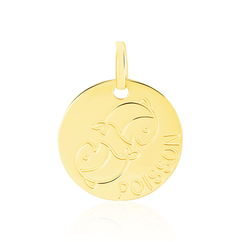 Pendentif Or Jaune Zodiaque Poisson - Spannringe Kinder | OROVIVO
