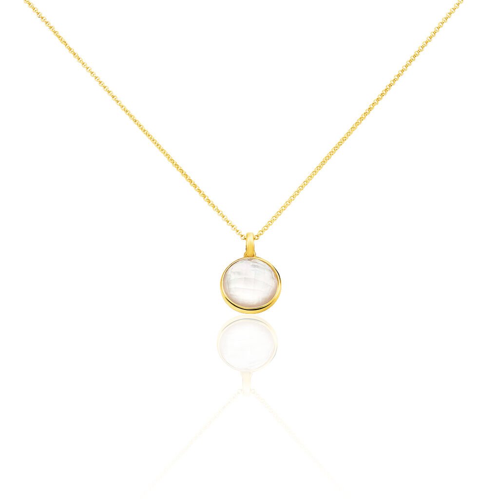 Damen Halskette Silber 925 Vergoldet Kristall - Halsketten Damen | OROVIVO